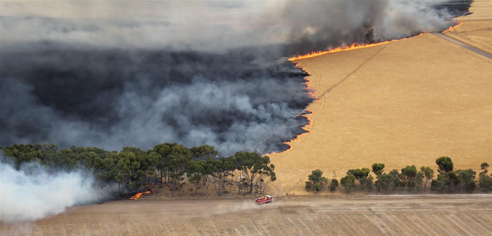 Larralea bushfire overview